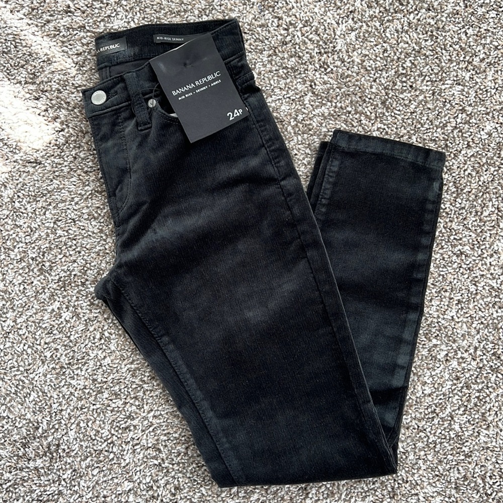 NWT Corduroy Skinny Ankle Pants